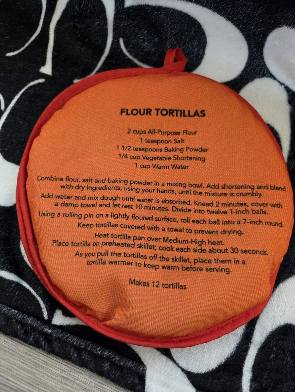 Cocinaware Striped Serape Tortilla Warmer, NWOT